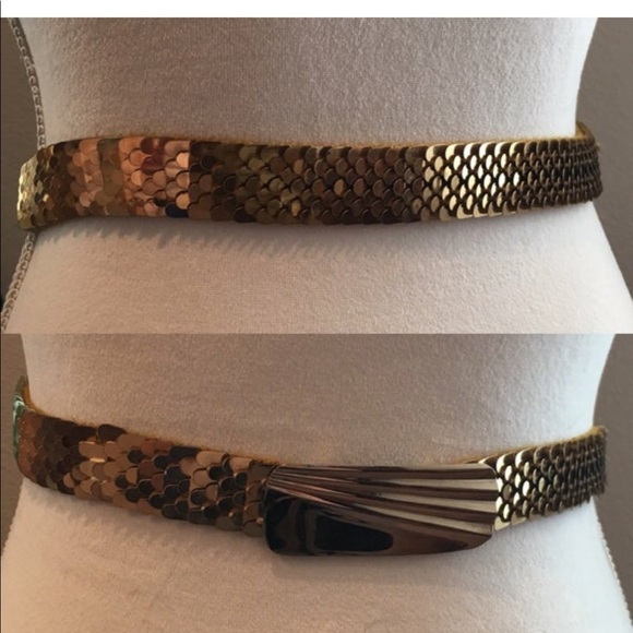 Accessories Gold Fish Scale Belt Poshmark